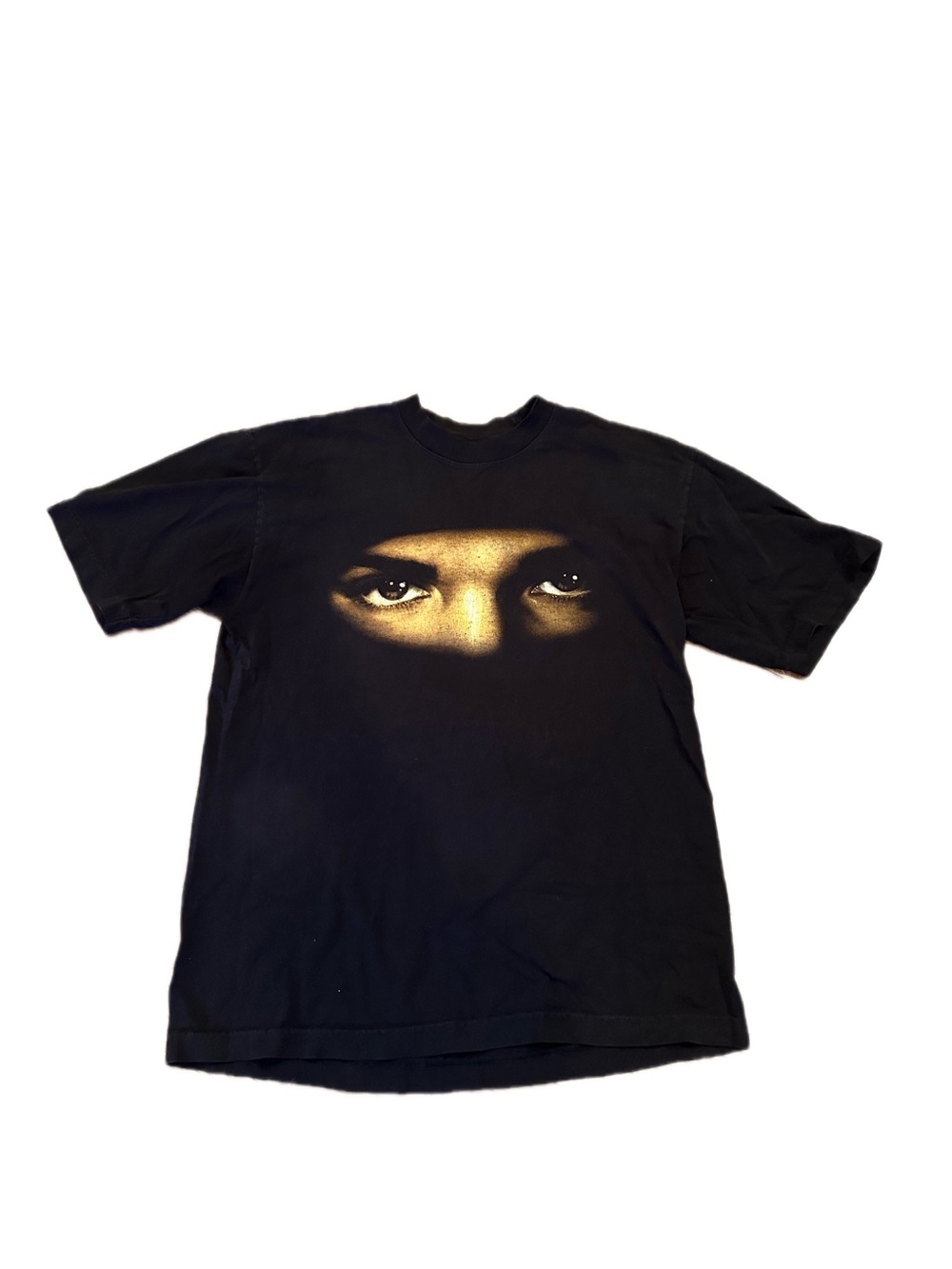 Drake Black T-Shirt with Gold Eye Graphic